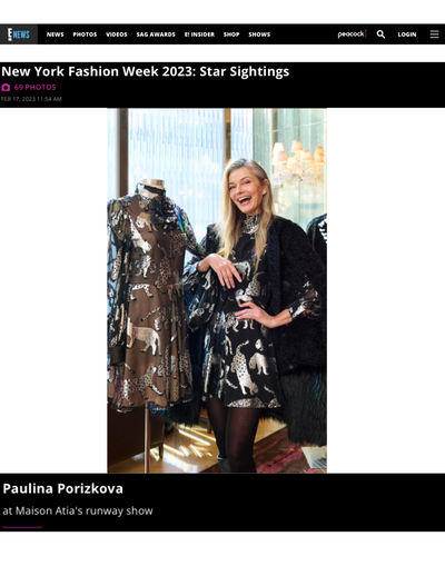 E! News - New York Fashion Week 2023: Star Sightings
