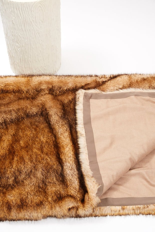 Blanket - Faux Fur Coyote