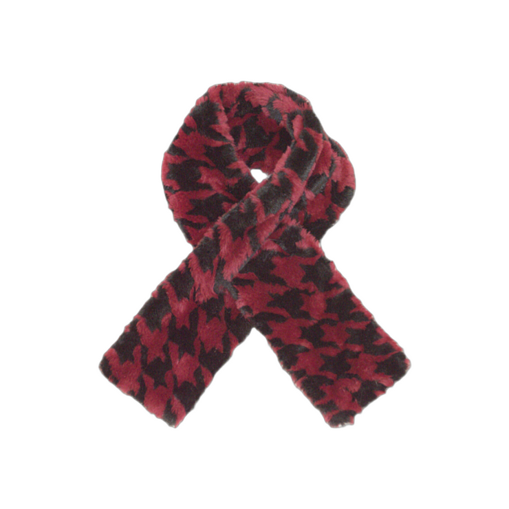 Houndstooth Pull-Through Scarf